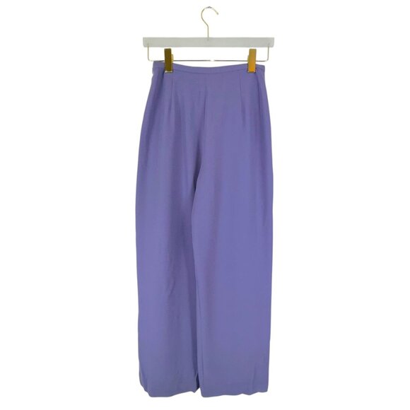 Vintage | Pierre Cardin Femme | 8 | Purple | Trousers | Classic | Minimalist - Picture 5 of 16